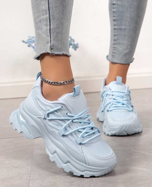 Light blue shoes