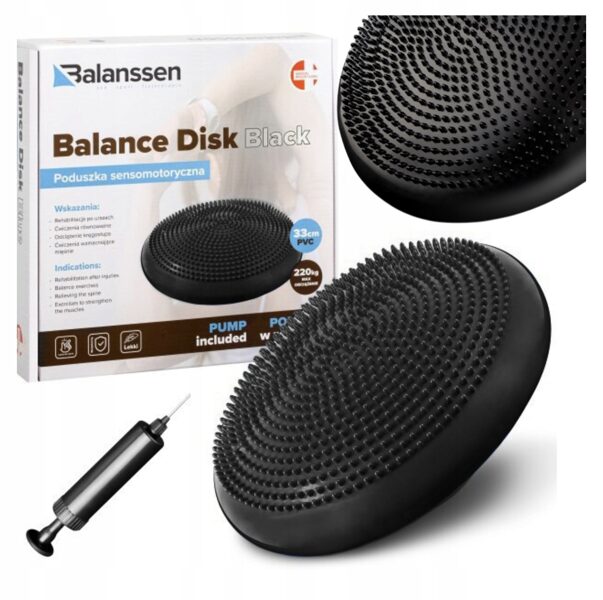 Massage balance cushion - BLACK