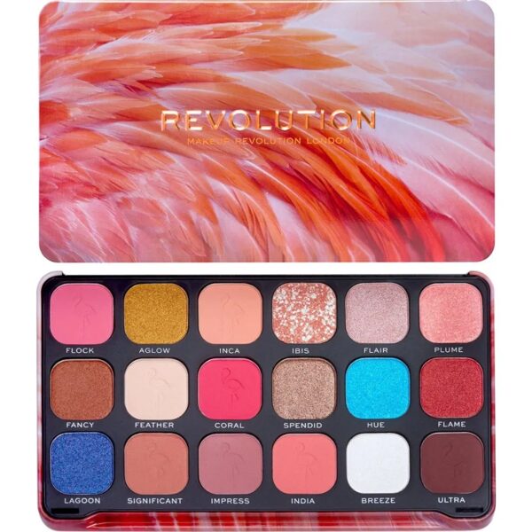 Makeup Revolution Forever Flawless Flamboyance Flamingo Eyeshadow Palette