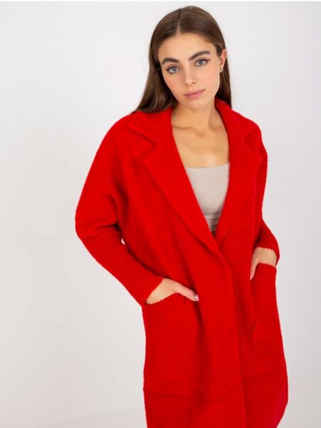 Alpaca coat red